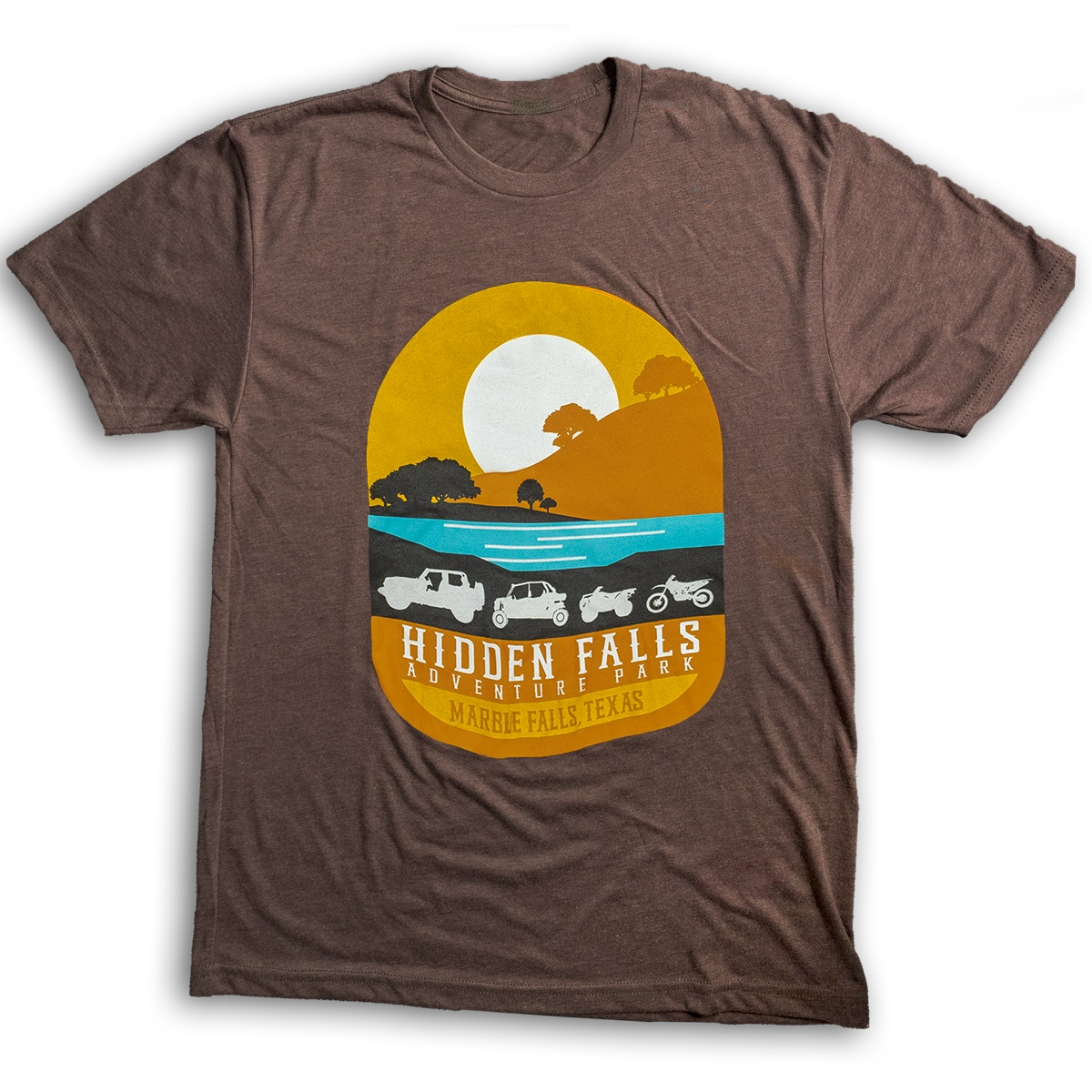 Brown Orange Yellow Hill Country T-Shirt