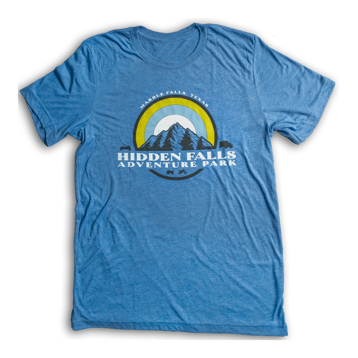 Heather Blue Mountain Sunrise T-Shirt